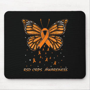 Tapis De Souris Papillon De Sensibilisation Des Crps Rsd