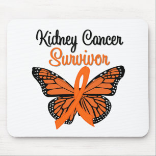 Tapis De Souris Papillon de SURVIVANT de Cancer de rein