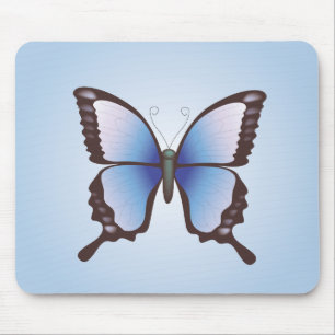 Tapis De Souris Papillon: Illustration du vecteur:Mousepad