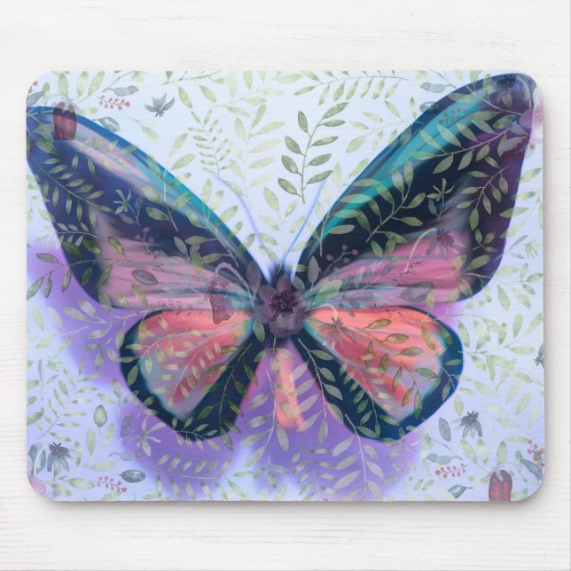 Tapis De Souris Papillon Imaginaire de jardin (Devant)