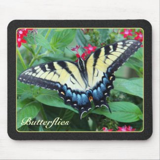 Tapis De Souris Papillon jaune Mousepad de machaon