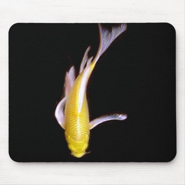 Tapis De Souris Papillon Koi de citron (Devant)