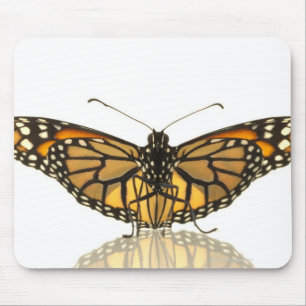 Tapis De Souris Papillon monarque avec ailes étalées