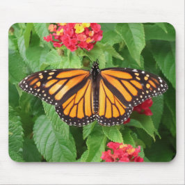 Tapis De Souris Papillon Monarque sur Lantana