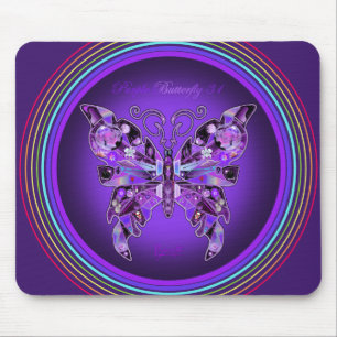 Tapis De Souris Papillon pourpre 31 Pad souris