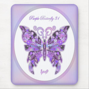 Tapis De Souris Papillon pourpre 31 Pad souris