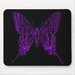 Tapis De Souris Papillon pourpre Mousepad