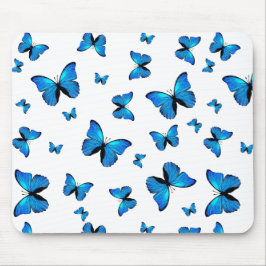 Tapis De Souris Papillons bleus