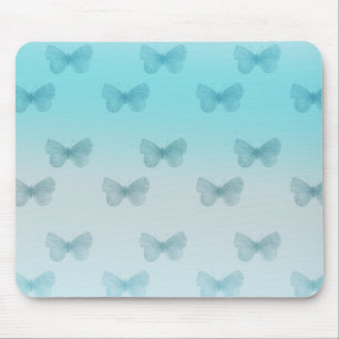 Tapis De Souris Papillons d'Ombre d'Aqua