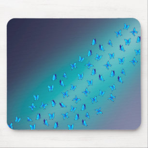 Tapis De Souris Papillons enchantés Mat de souris vert