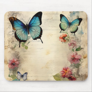 Tapis De Souris "Papillons rustiques"