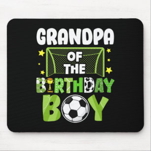 Tapis De Souris Papy foot Anniversaire Garçon Fête Foot Famille Ts