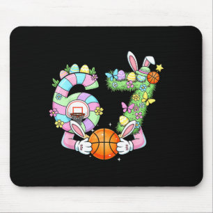 Tapis De Souris Pâques 6 7 Mème Six Sept Joli Lapin Basket-ball Ea