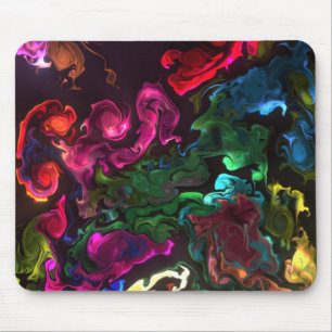 Tapis De Souris Paquet de souris coloré artistique