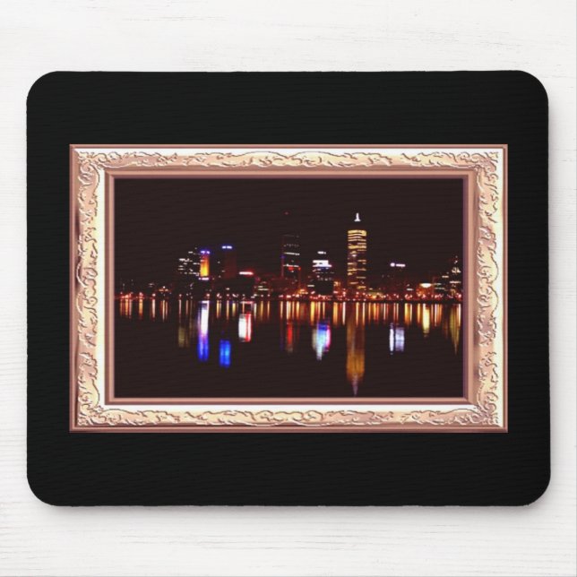 Tapis De Souris Par nuit reflète Mousepad (Devant)