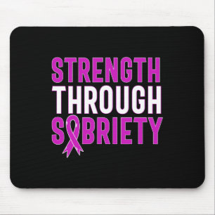 Tapis De Souris Par Sobriety End Addiction Purple Ribbon