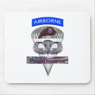 Tapis De Souris Parachutiste en acier d'amorçage aéroporté
