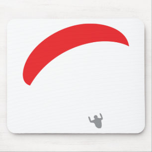 Tapis De Souris parapente rouge - parapente