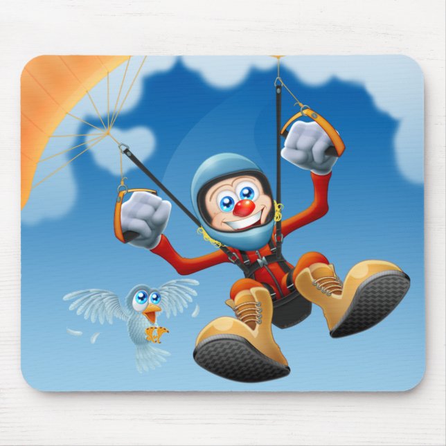 Tapis De Souris Parapentiste Mousepad (Devant)