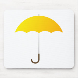 Tapis De Souris Parapluie jaune