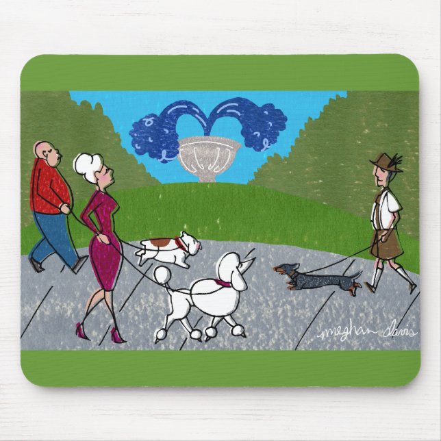 Tapis De Souris Parc Mousepad de chien (Devant)