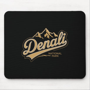 Tapis De Souris Parc national de Denali Alaska Souvenir Montagne C