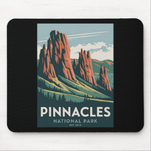 Tapis De Souris Parc national de Pinnacles Camping vintage randonn
