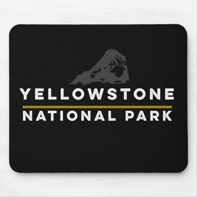 Tapis De Souris Parc national de Yellowstone (Devant)