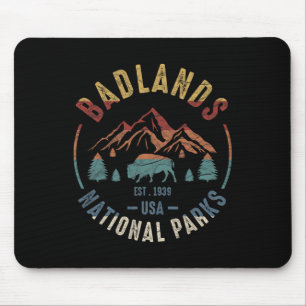 Tapis De Souris Parc national Dlands Dakota du Sud The Mount Rushm