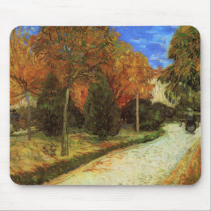 Tapis De Souris Parc public d'Arles par Vincent van Gogh
