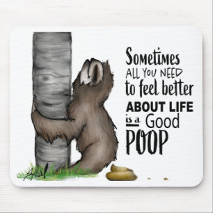Tapis De Souris paresse pooping