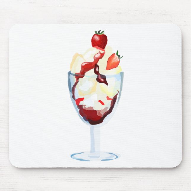 Tapis De Souris Parfait de crème glacée (Devant)