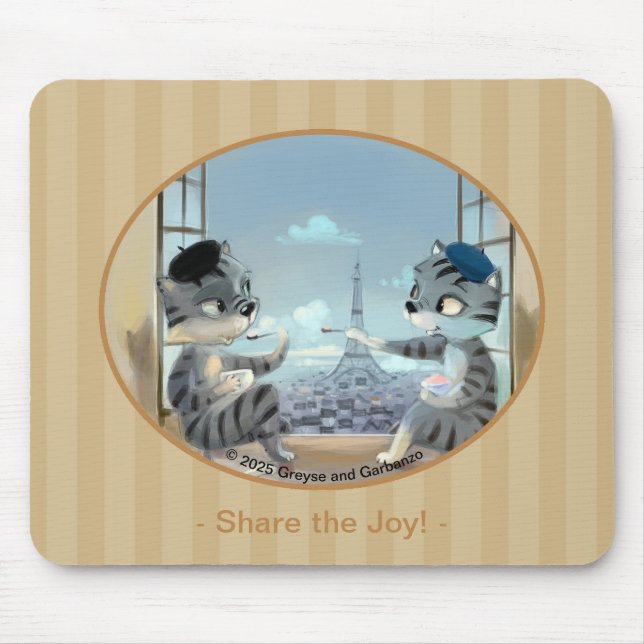 Tapis De Souris Paris by Day Mousepad - Joie (Devant)