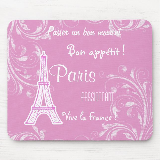 Tapis De Souris Paris France Mousepads (Devant)
