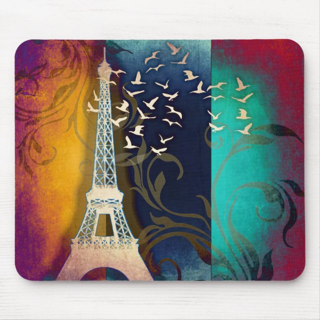 Tapis De Souris Paris Tour Eiffel (Devant)