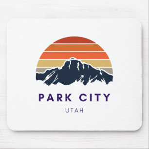 Tapis De Souris Park City Utah Ski Snowboard Randonneurs Utah Gif