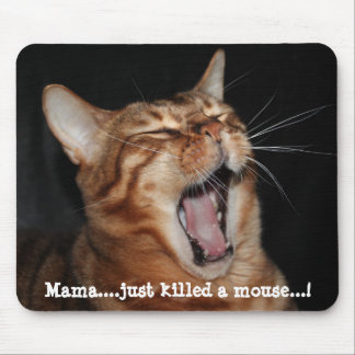 Tapis De Souris Parodie Meme de chanson de la Reine de chat de