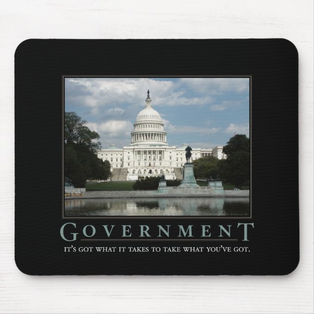 Tapis De Souris Parodie Mousepad de gouvernement (Devant)