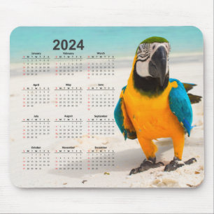 Tapis De Souris Parrot dans le calendrier Sand 2024