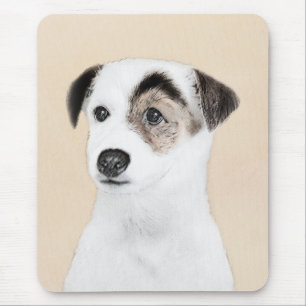 Tapis De Souris Parson Jack Russell Terrier Peinture - Dog Art