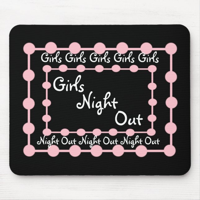 Tapis De Souris PARTIE - nuit de filles avec les vesses-de-loup (Devant)