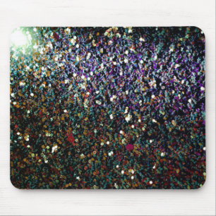 Tapis De Souris Parties scintillant comète et étoiles