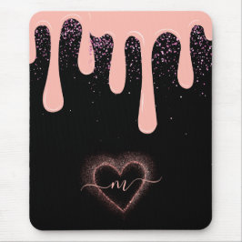 Tapis De Souris Parties scintillant de séchoir à peinture rose vif