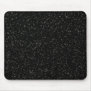 Tapis De Souris Parties scintillant noire Sparkle Graphle Art Moti