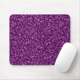 Tapis De Souris Parties scintillant pourpre de minuit