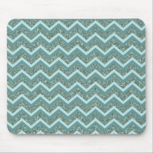 Tapis De Souris Parties scintillant turquoise