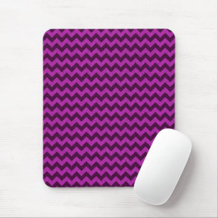 Tapis De Souris Parties scintillant Zig Zag pourpre