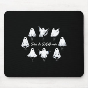 Tapis De Souris Pas De Boo-rée Funny Ballet Ghosts Danse Halloween