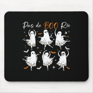 Tapis De Souris Pas De Boo-rée Funny Ballet Ghosts Danse Professeu