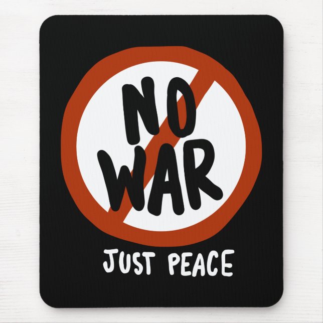 Tapis De Souris Pas de guerre juste la paix (Devant)